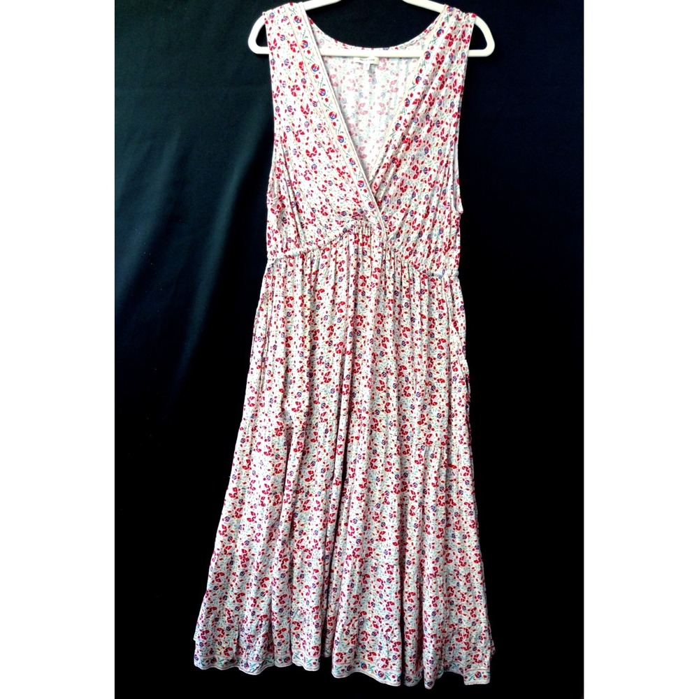 NWOT Max Studio Sundress Boho Indie Folk Cottagecore PA Dutch Floral Pattern 3X - Picture 1 of 5